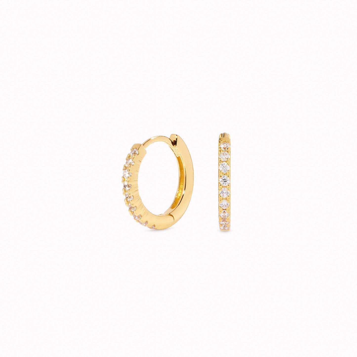 Huggie Hoop Earrings - Eva