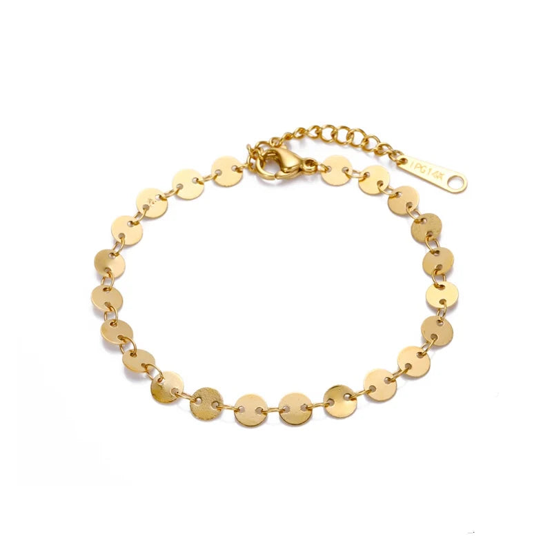 Round Charm Bracelet