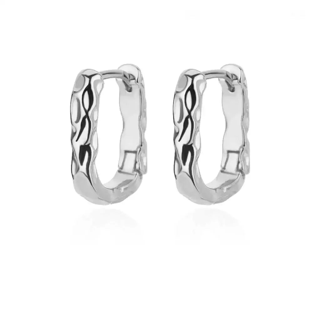 Square Hoops Earrings