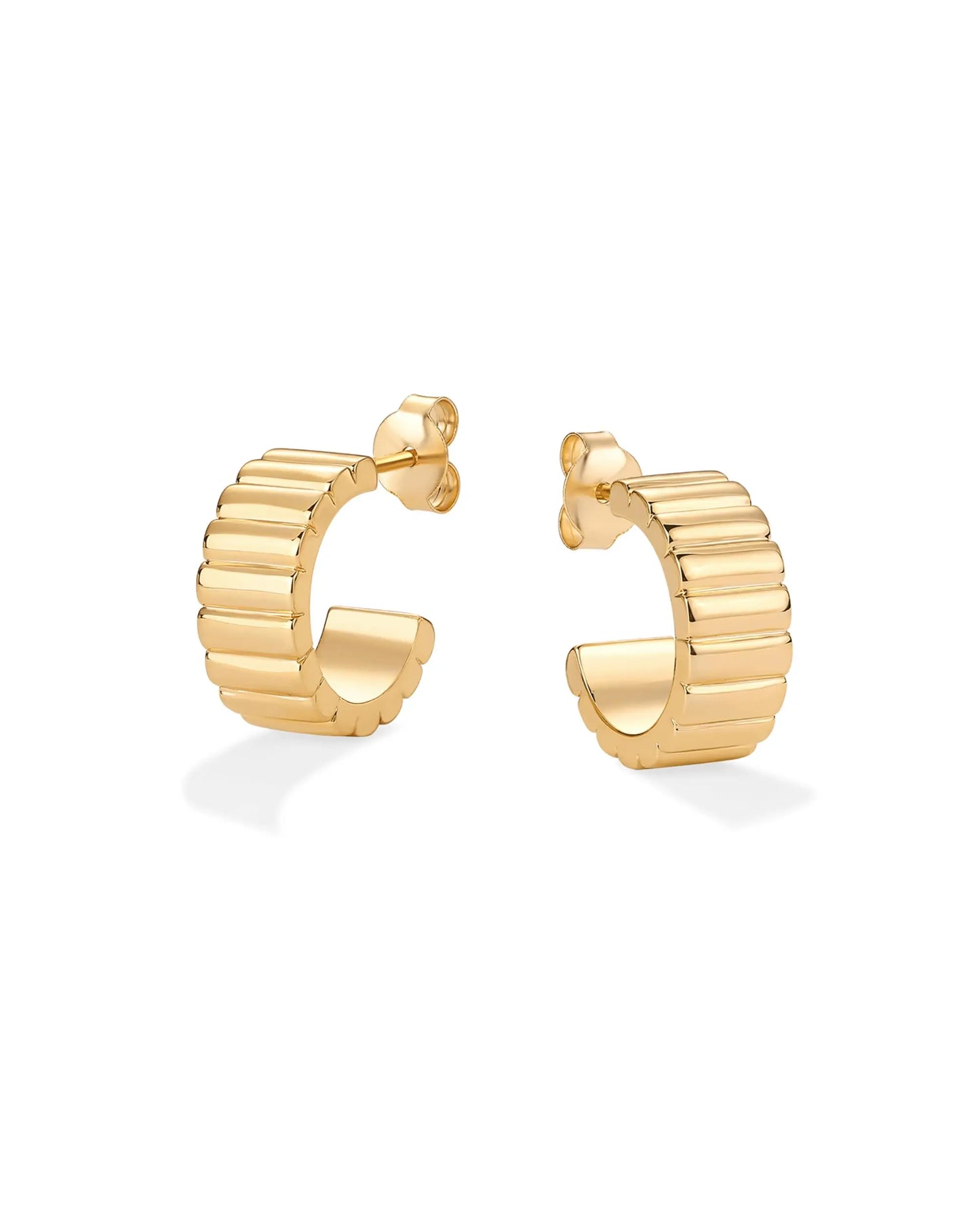 Hoop Huggie Earrings