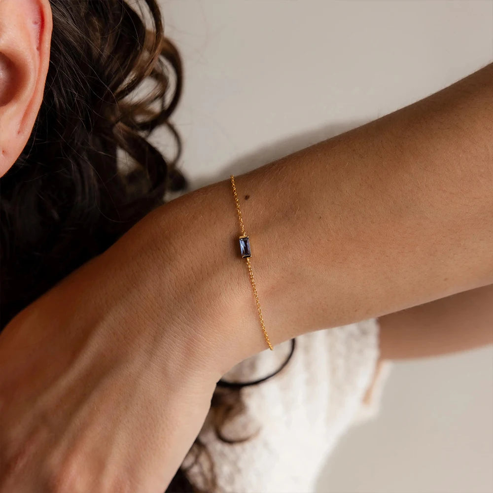 Colorful Stone Charm Bracelet
