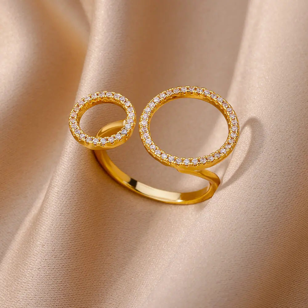 Open Circles Ring
