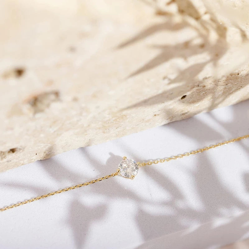 Delicate Stone Chain Bracelet