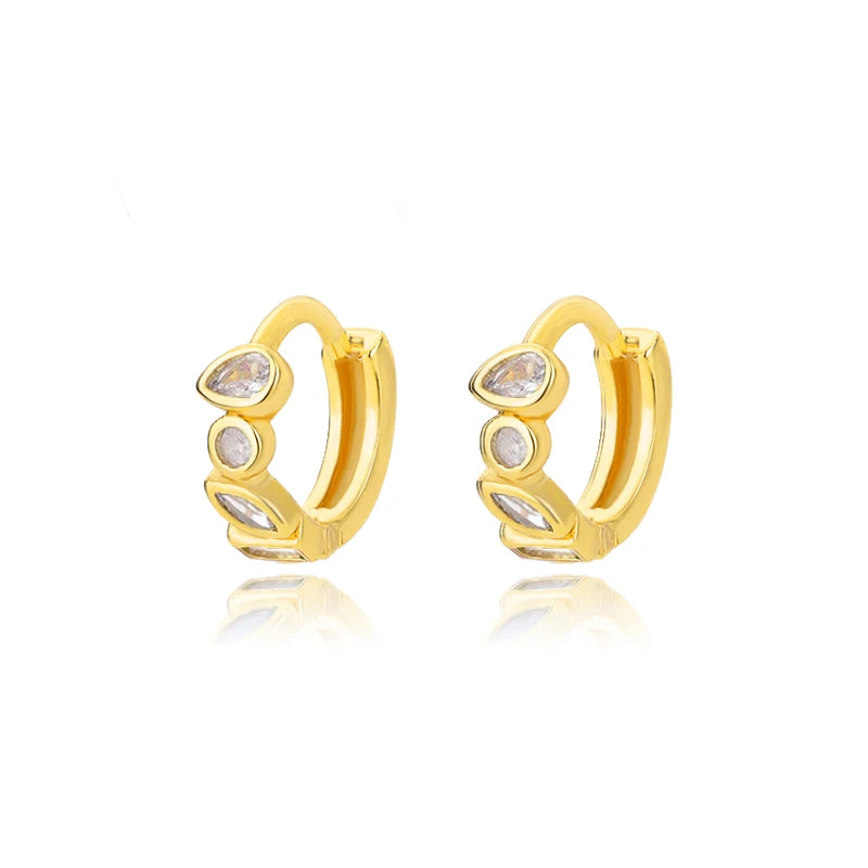 Minimal Color Pop Hoops