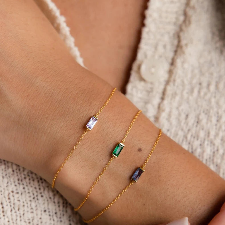 Colorful Stone Charm Bracelet