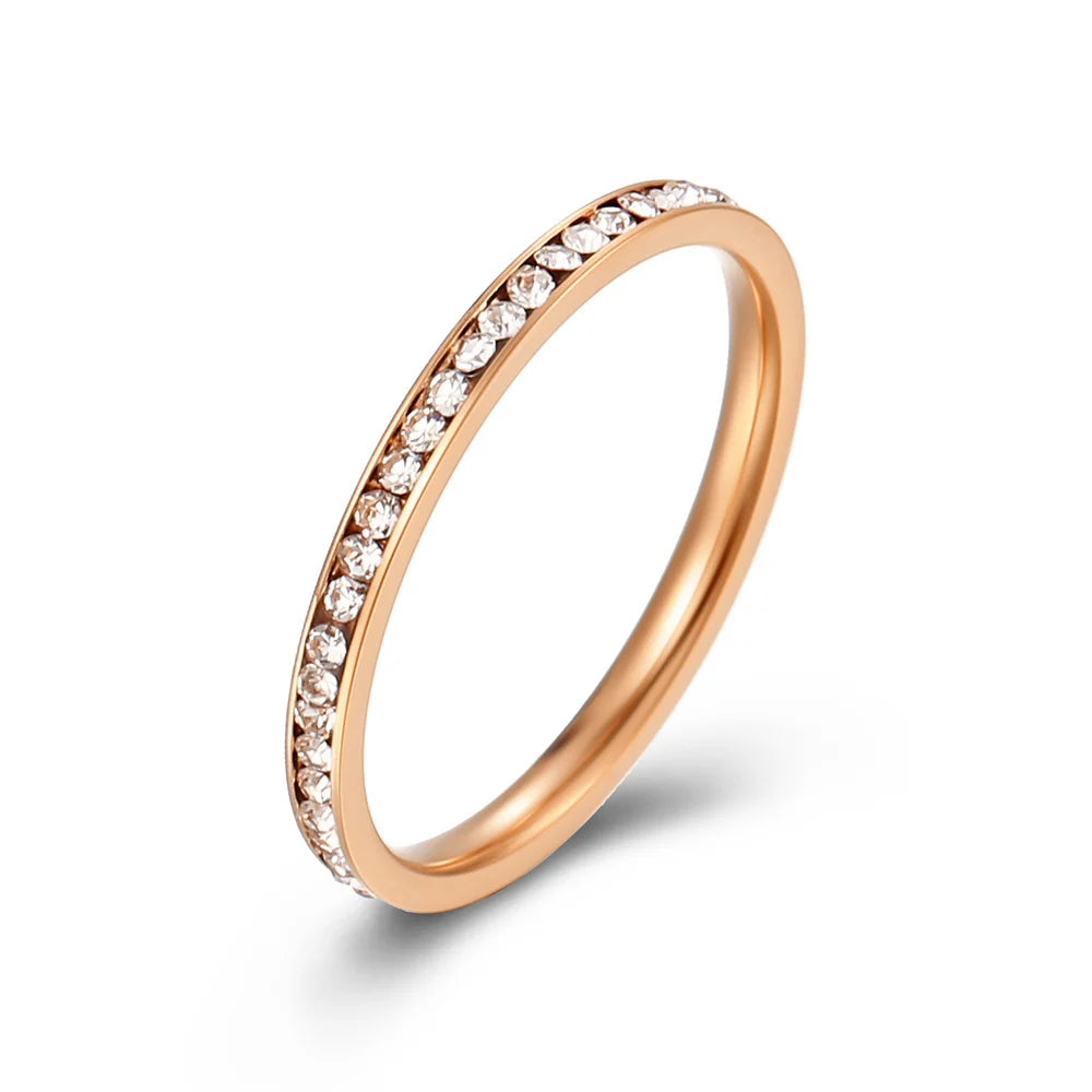 Zirconia Eternity Band Ring