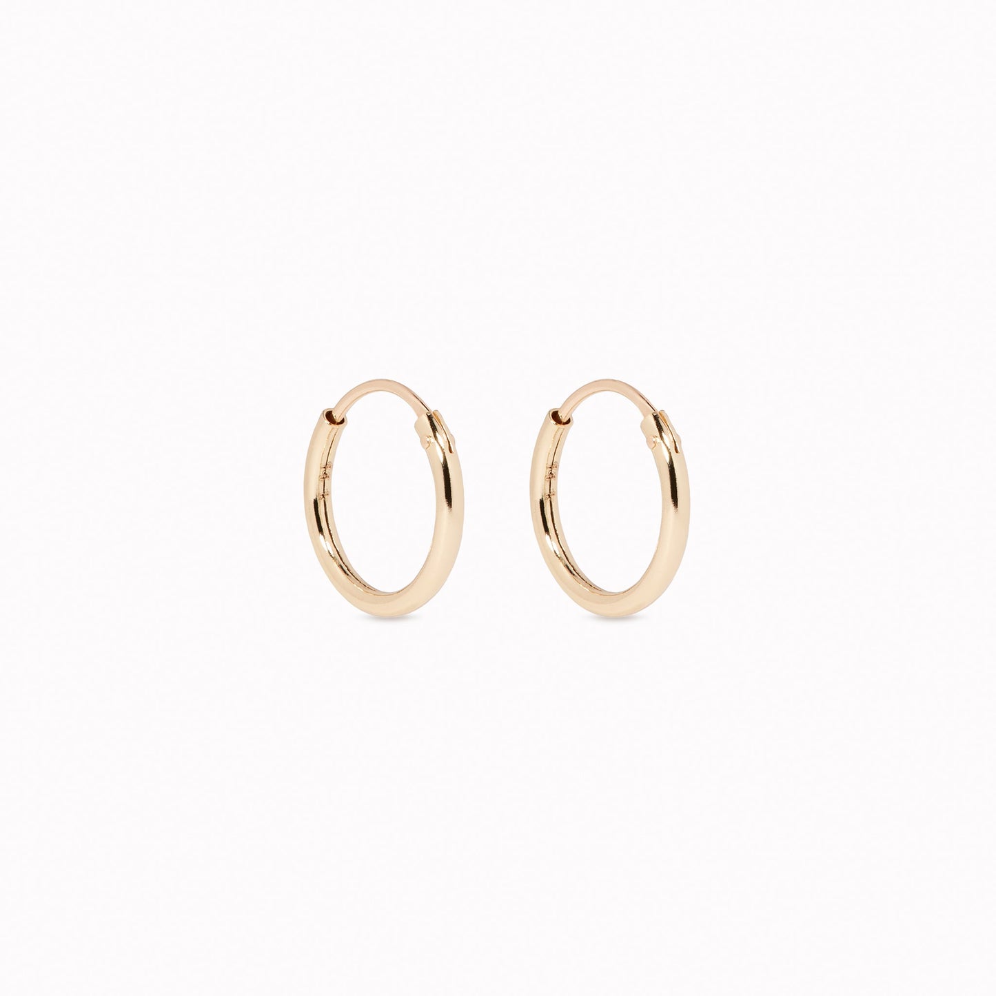 14k Gold Hoops 10mm - Sonia