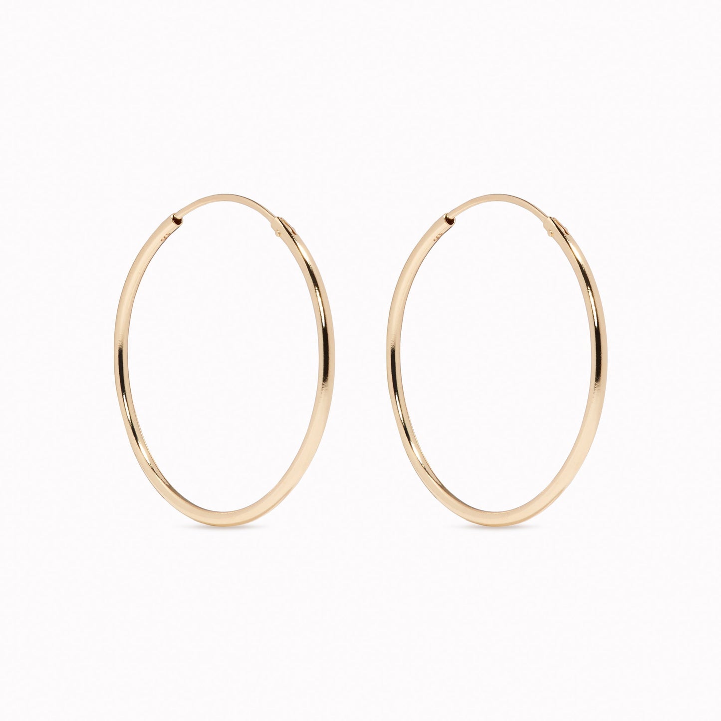 14k Gold Hoops 25mm - Sonia