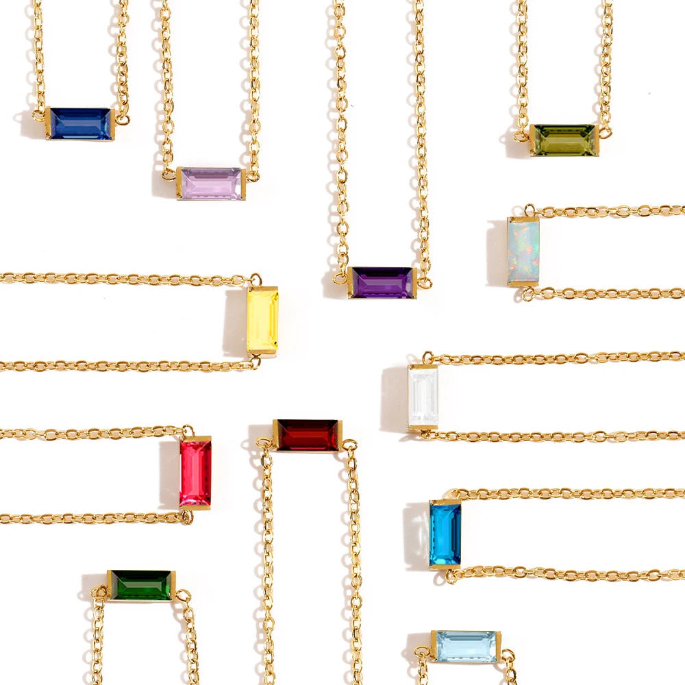 Colorful Stone Charm Bracelet