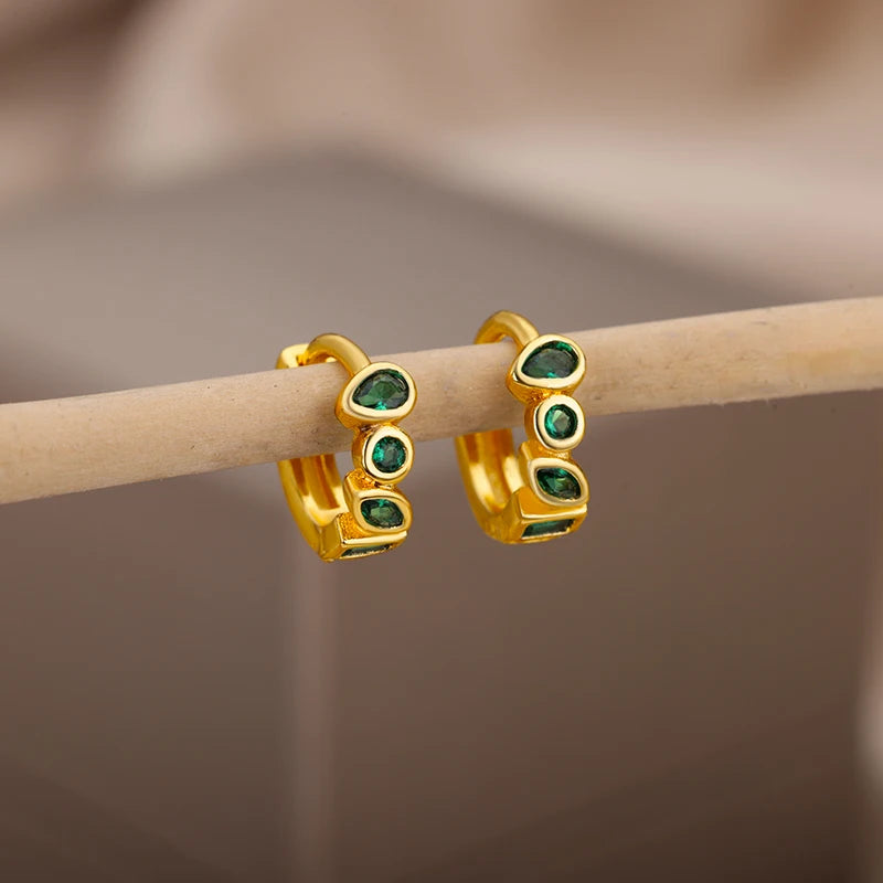 Minimal Color Pop Hoops