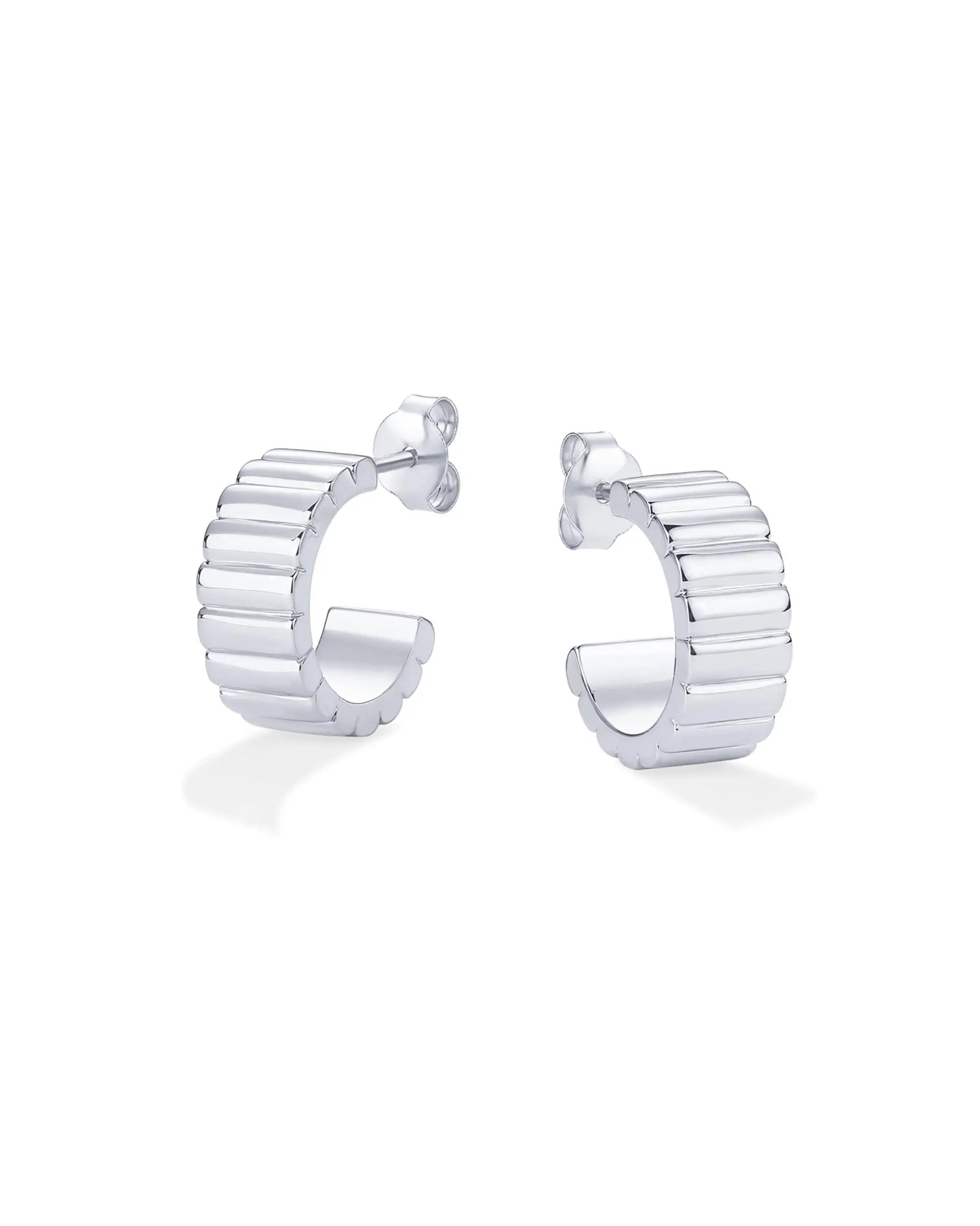 Hoop Huggie Earrings