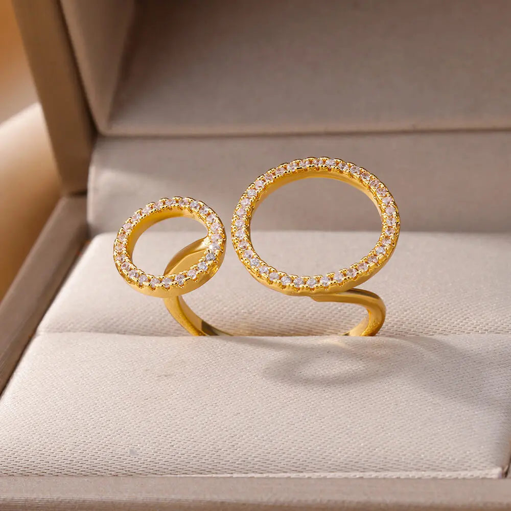 Open Circles Ring