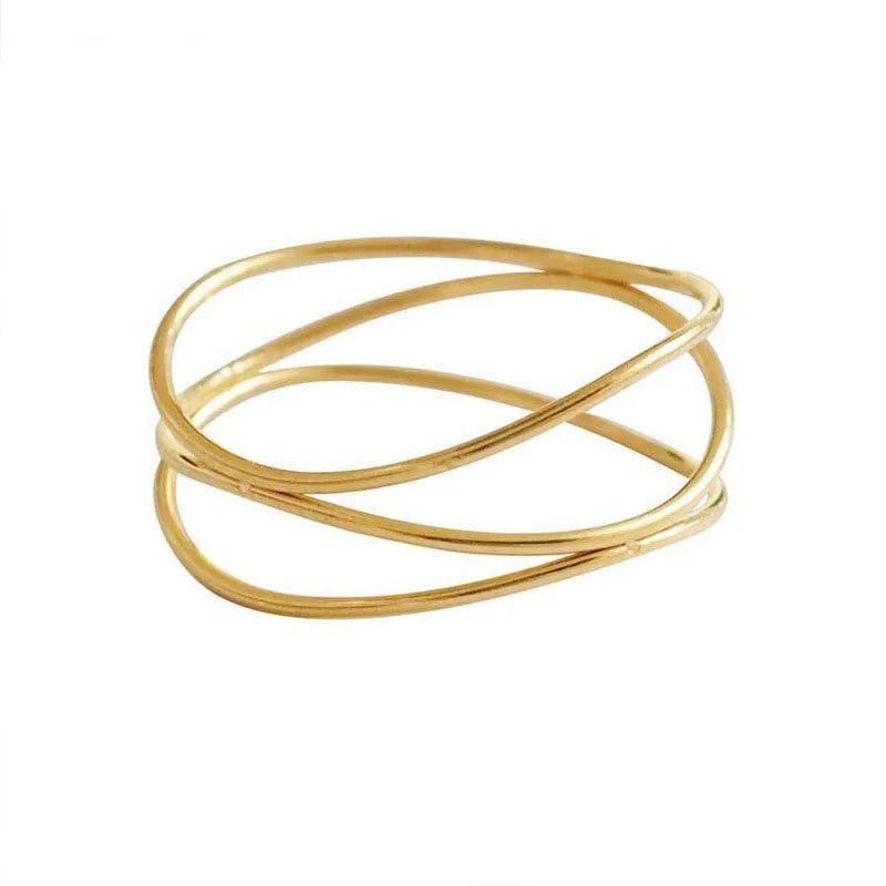 Fine Layers Gold Ring