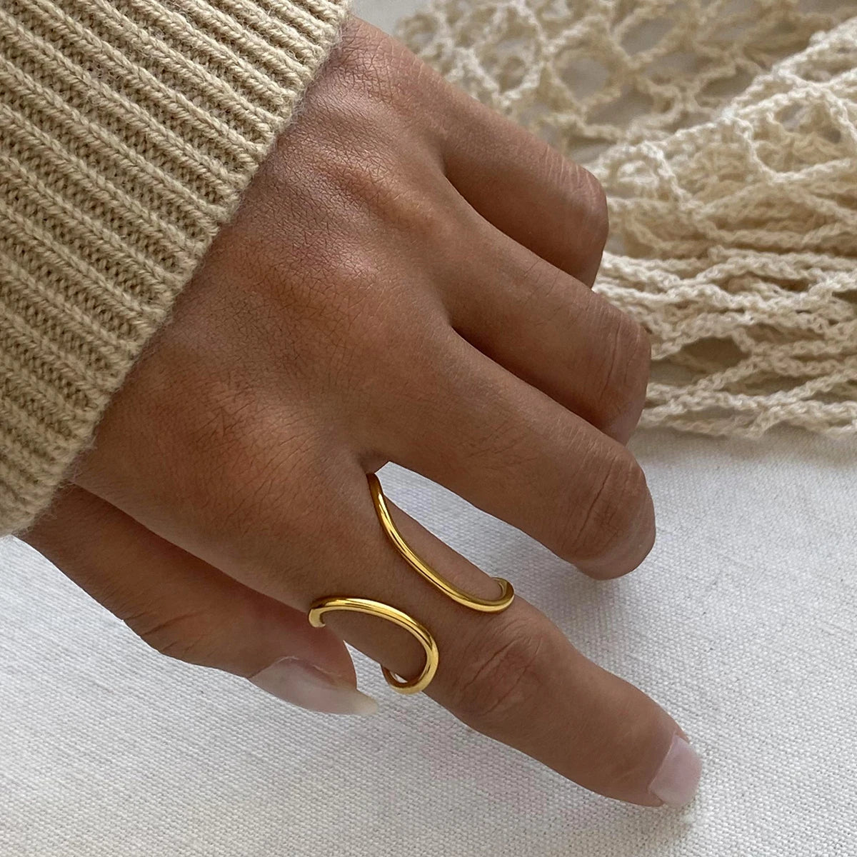 Open Gold Ring